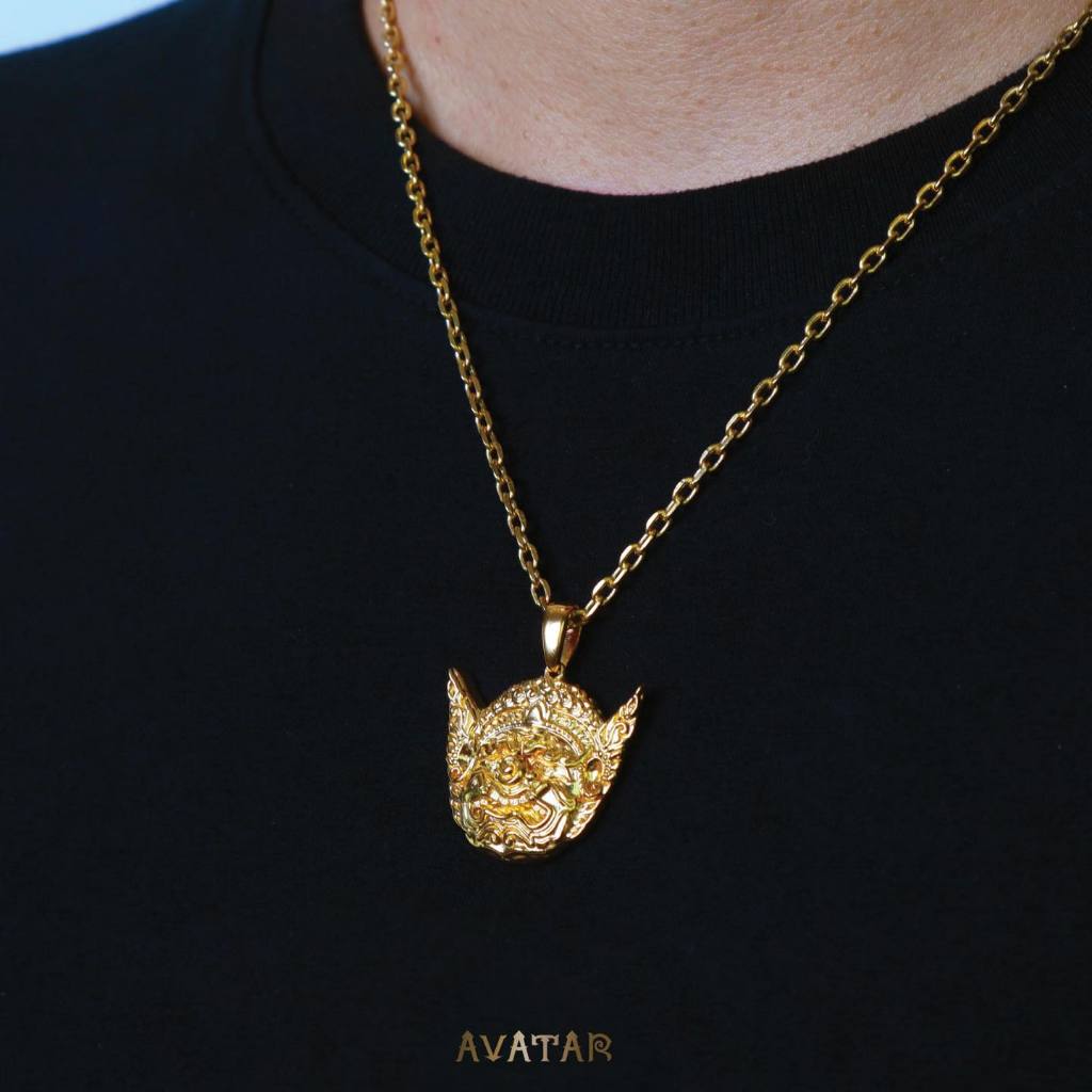 [แถมตะกรุดพระพิราพ] สร้อยคอจี้พระพิราพ รุ่น 2 ลงอักขระคาถายันต์นกยูงทอง (ของแท้ต้องโปรไฟล์avatarthailand)