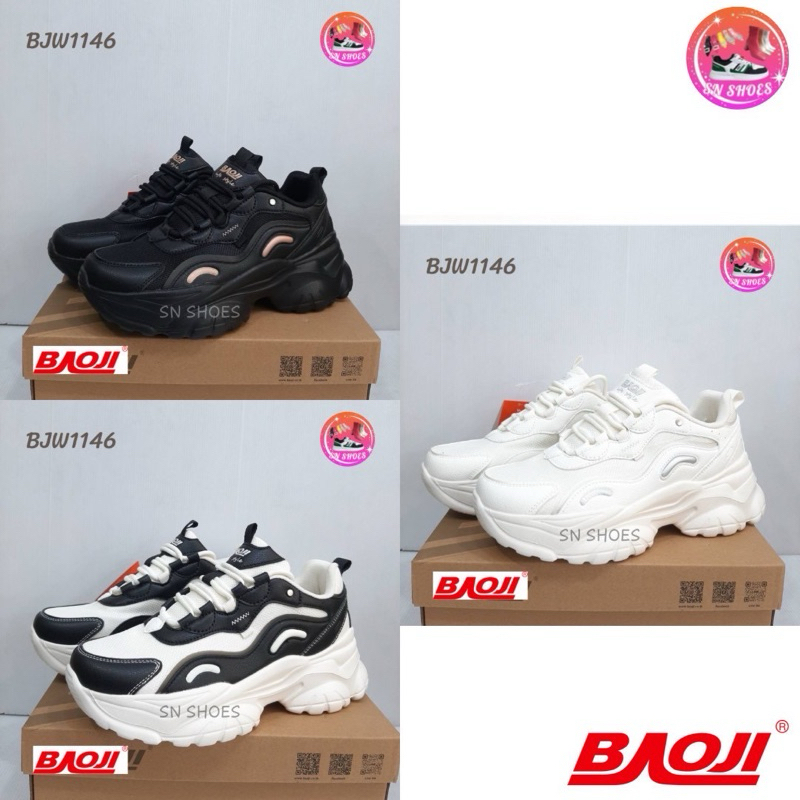 BAOJI 100% တကယ် รองเท้าผိုး/ကင်းဗတ်စီးဖိနပ် အမျိုးသမီး BJW 1146 (မော်ဒယ်အသစ်) စိုက် 37-41