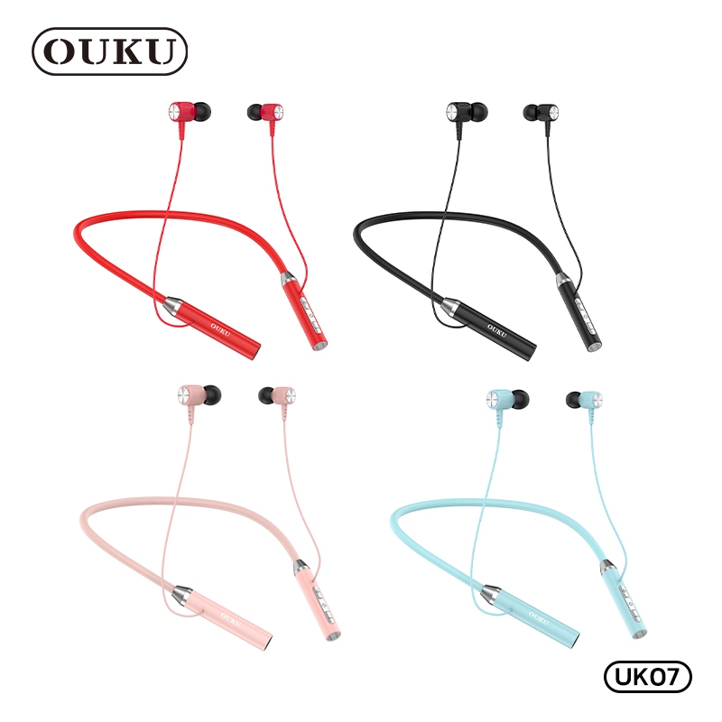 NEW OUKU รุ่น UK07 หูฟังบลูทูธEarphone หูฟัง บลูทูธ sports Bluetooth headset พร้อมส่ง ส่งไว