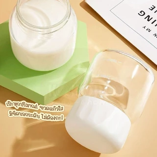 [ส่งด่วน 2 ชม.] Kokoro Home ขวดแก้วพกพา กระบอกใส่น้ำ 300 ml ชงโปรตีน MB284 ถ้วยกาแฟ แก้วเชค Fat Fat Glass Mini Bottle