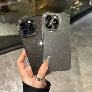 สีใสกากเพชร สำหรับรุ่นไอโฟนi16 16Pro 16Promax for iPhone16 Pro max 16plus 16 Pro max 15 14 13 12 11 Pro max 17 pro max