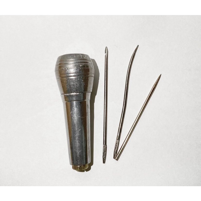 เข็มเย็บรองเท้า เข็มด้ามโลหะเปลี่ยนก้านเข็มได้ ร้านไทยพร้อมส่ง(มีใบกำกับภาษี)