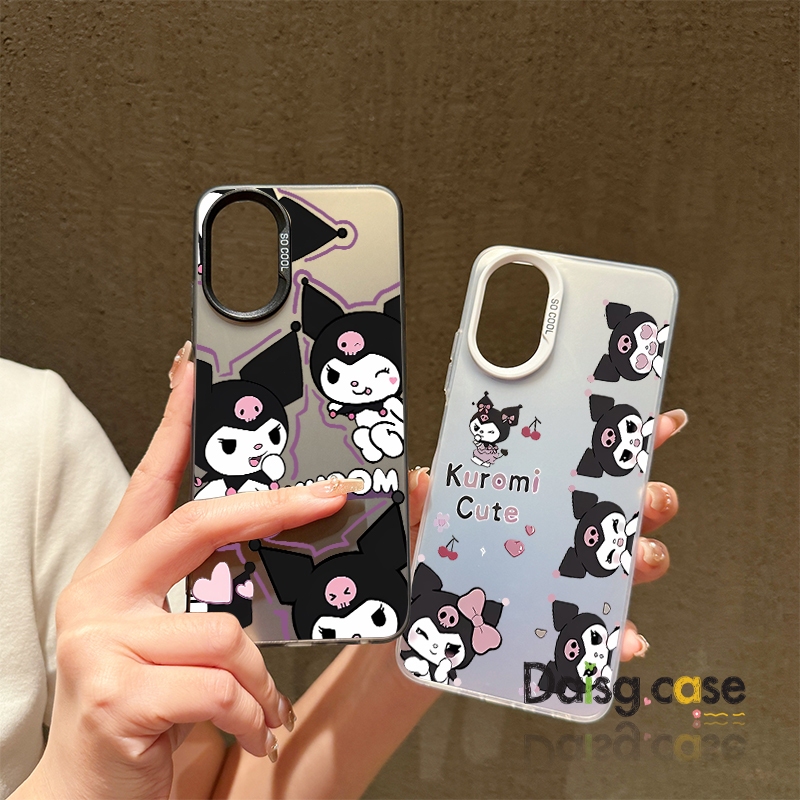 น่ารักจัง kuromi แฟชั่น เคส สำหรับ OPPO A7 A15 A16 A92 A9 A95 A57 A78 A18 A94 A3 A60 A93 A98 A79 A60 A58 A3S F11PRO เคส
