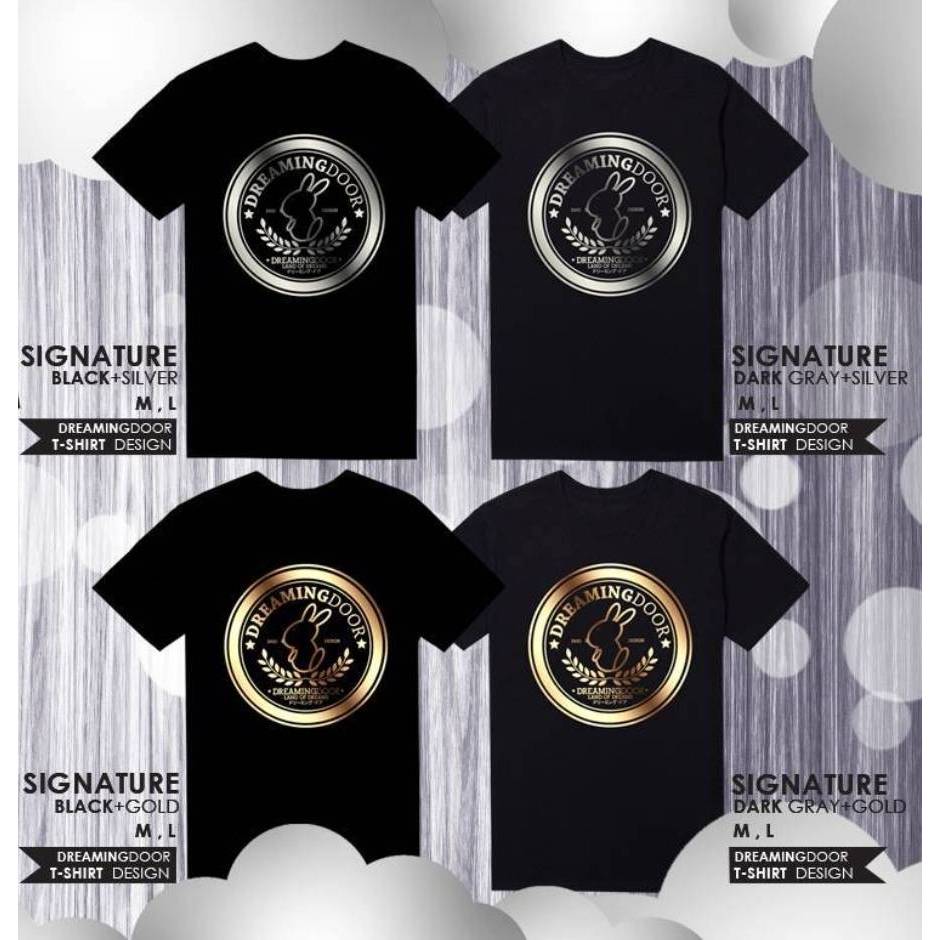 ✨สินค้าพร้อมส่ง✨เสื้อยืดคอกลมลายร่วมกับ DMD ใส่ได้ทั้งชายและหญิง ผลิตจากผ้าคอตตอน 100% สวมใส่สบาย เห