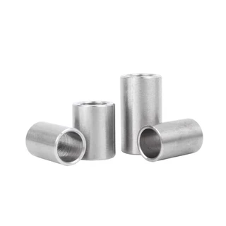 ปลอกรอง บูชรอง สแตนเลส 304 ขนาด M8 Ø10 mm CNC . Stanless Steel 304 Round Sleeve.