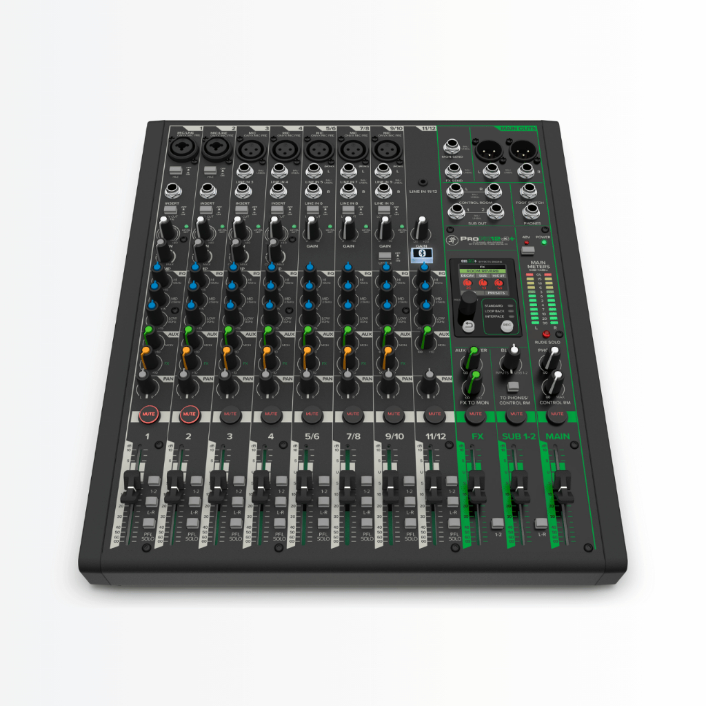 (ส่งฟรี/ผ่อน0%) MACKIE ProFX12v3+ Mixer มิกเซอร์ 12CH มี บลูทูธ Hi-Z เทคโนโลยี GiG FX+ ปรีแอมป์ไมค์ ONYX ราคา ถูกที่สุด ดีลบีเคเค แกลเลอรีภาพที่ 2