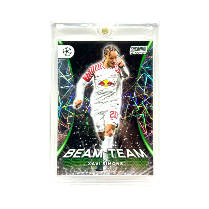 Topps Stadium Club Chrome UEFA 23/24 Xavi Simons RB Leipzig Beam Team