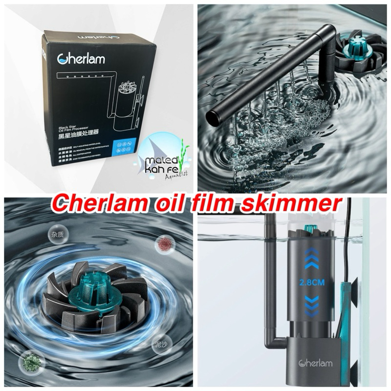 CHERLAM SURFACE SKIMMER Black Star ( OIL FILM PROCESSOR ) เครื่องกรอง ฝ้าผิวน้ำ สกิมเมอร์ กรองรอบทิศทางอัตราการไหลคงที่