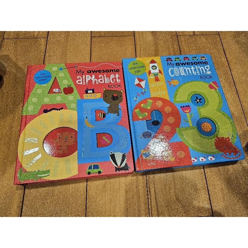 หนังสือ My awesome Counting Book และ my awesome Alphabet book