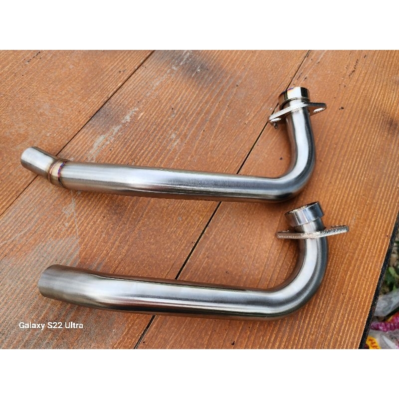 คอท่อเลสx-max & forza-350 ทรงเดิมๆ สแตลเลส304โต32มิลหนา 1.2มิล ใส่ทดแทนของเดิมได้เลย