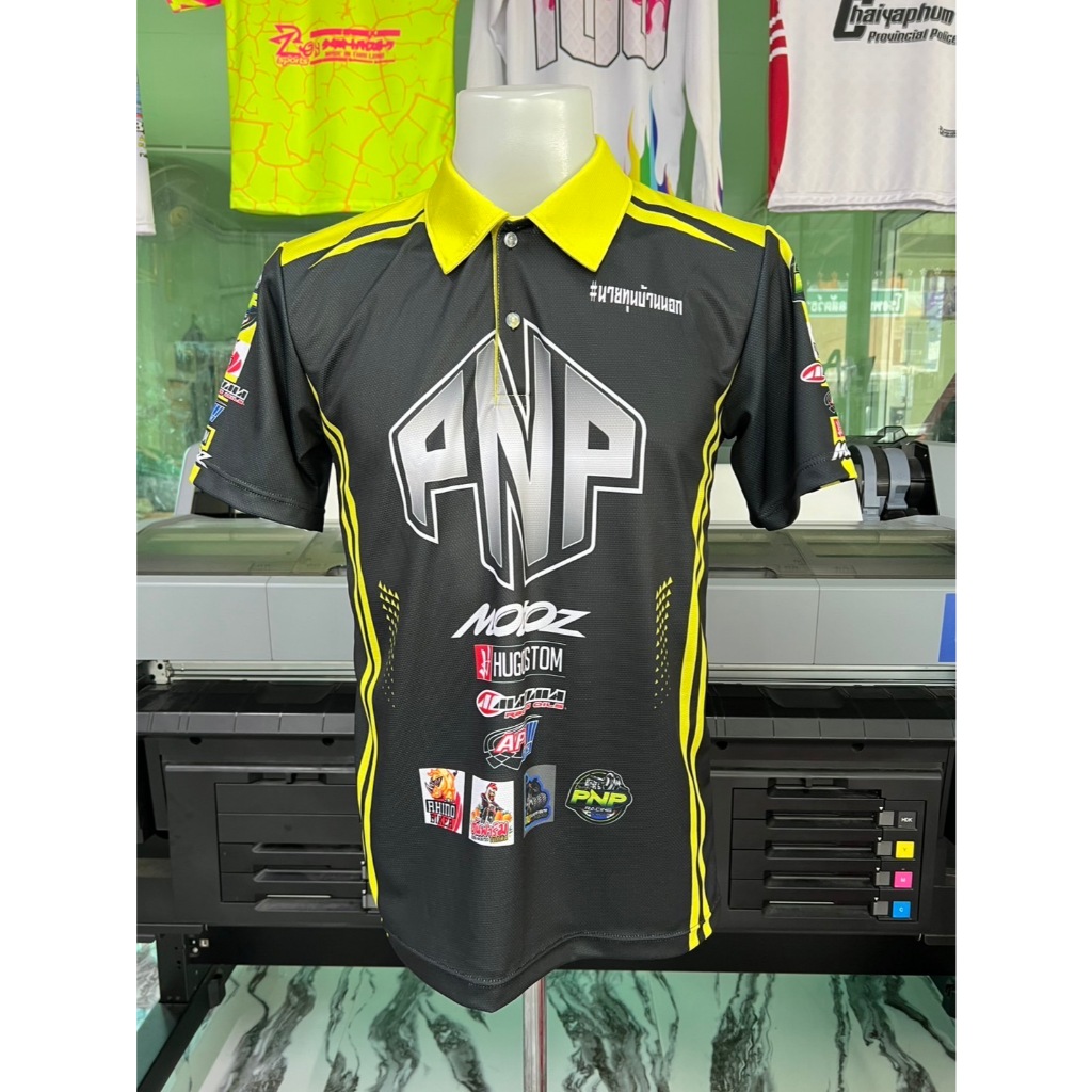 เสื้อPNP เสื้อคอปก แขนสั้น ผ้า Airflow ใส่สบาย ระบายอากาศได้ดี แบรนด์ PNP