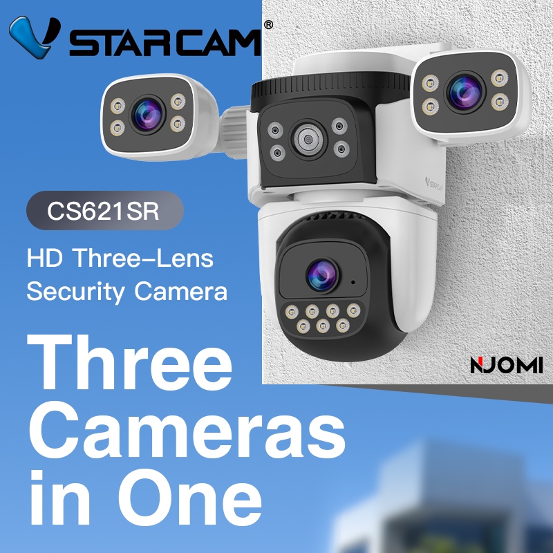 VSTARCAM CG621SR 4G SIM / CS621SR FULL HD 2MP x 3 เลนส์กล้อง กล้องวงจรปิด Ai + ตรวจจับการเคลื่อนไหว