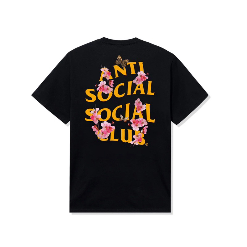 ใหม่พร้อมส่ง ของแท้ เสื้อยืด Anti Social Social Club Black Kkoch