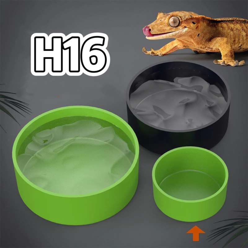ถาดใส่อาหารและน้ำ สำหรับกิ้งก่าเล็ก สัตว์เลื้อยคลาน NomoyPet H16 สัตว์เล็ก งู แมงมุม ตุ๊กแก