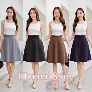 พร้อมส่ง กระโปรงเอวสูงทรงเอย้วย ยาว 22 นิ้ว มีกระเป๋า✨️ รุ่น…