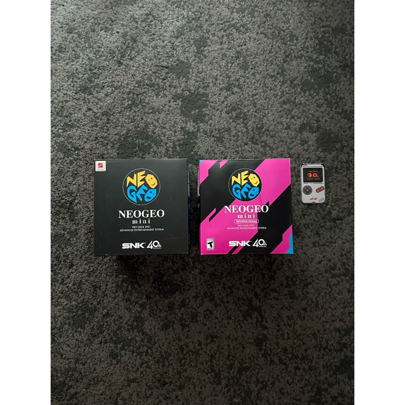 Snk Neogeo Mini 40th Anniversary Boxed Japan & International Version