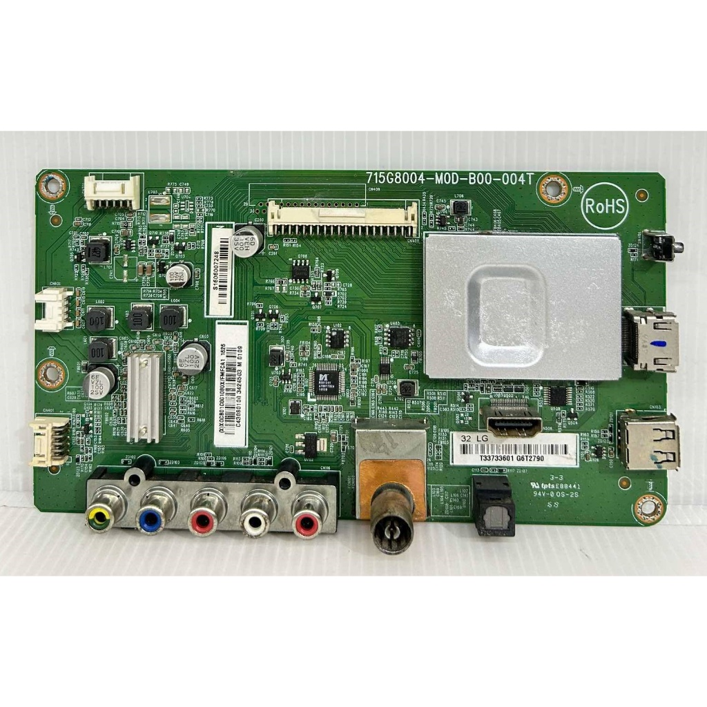 Main Board เมนบอร์ด LG รุ่น 32LH500D พาร์ท 715G8004-M01-B00-004T ของแท้ถอด มือ2 เทสไห้แล้ว
