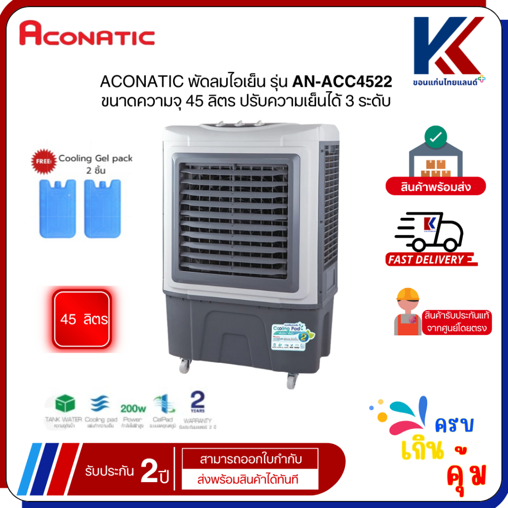Aconatic AN-ACC4522 พัดลมไอเย็น