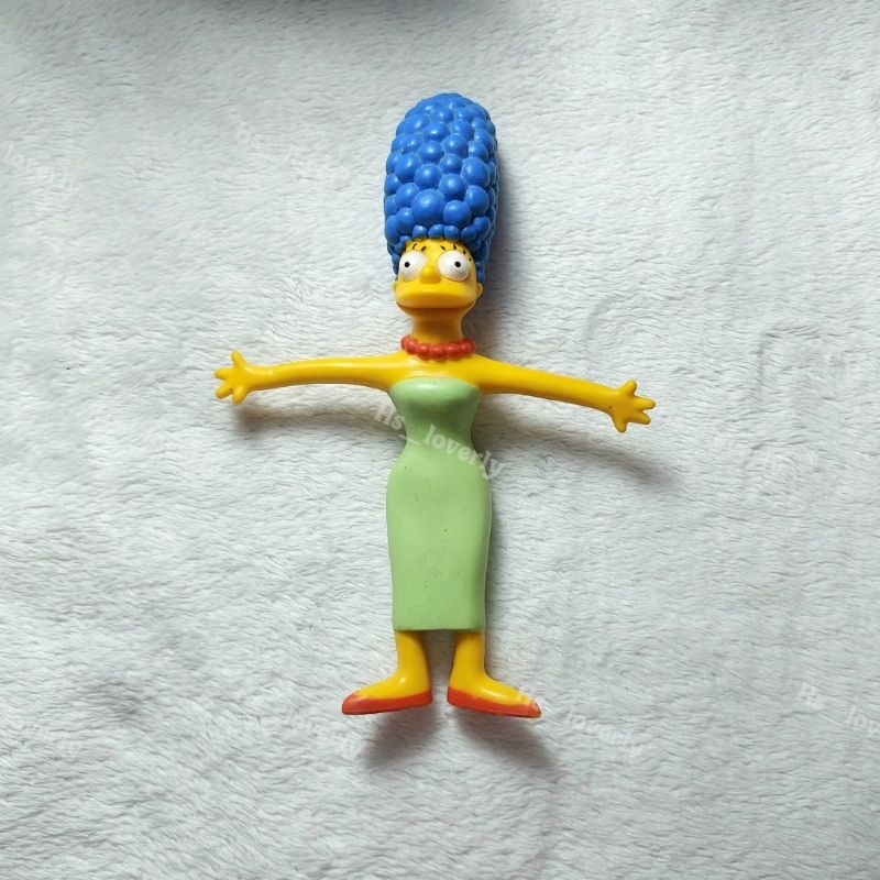 (พร้อมส่ง)ตุ๊กตาวินเทจ The Simpsons Bendy Figure มาร์จของ Jesco‼️กรุณาอ่านตรงรายละเอียดสินค้าก่อนสั่