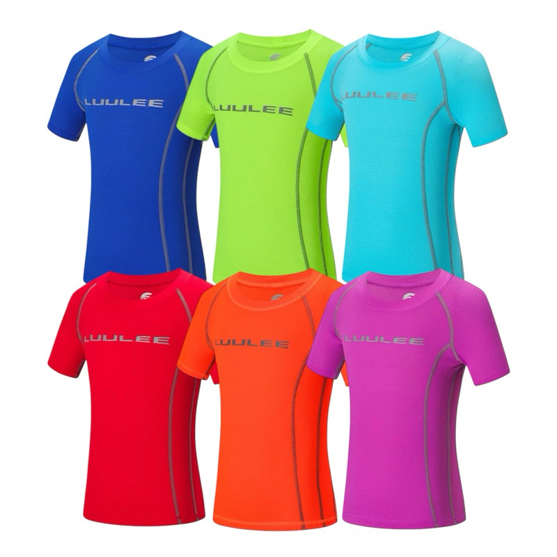 เสื้อกีฬาเด็กแขนสั้น Luulee รุ่น 2254 เสื้อจักรยานเด็ก เสื้อขาไถ balance bike เสื้อแขนสั้นเด็ก ผ้ากีฬา