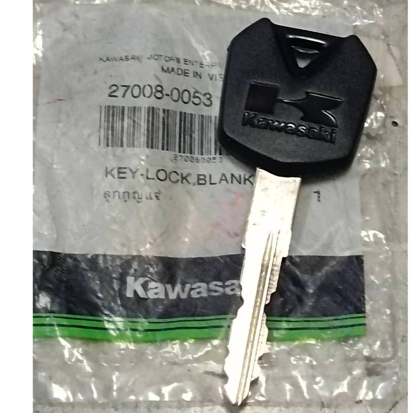 ลูกกุญแจ KSR110NEW, Z250, 300, NINJA 250R EX250J8 แท้ศูนย์ KAWASAKI รหัส 27008-0053