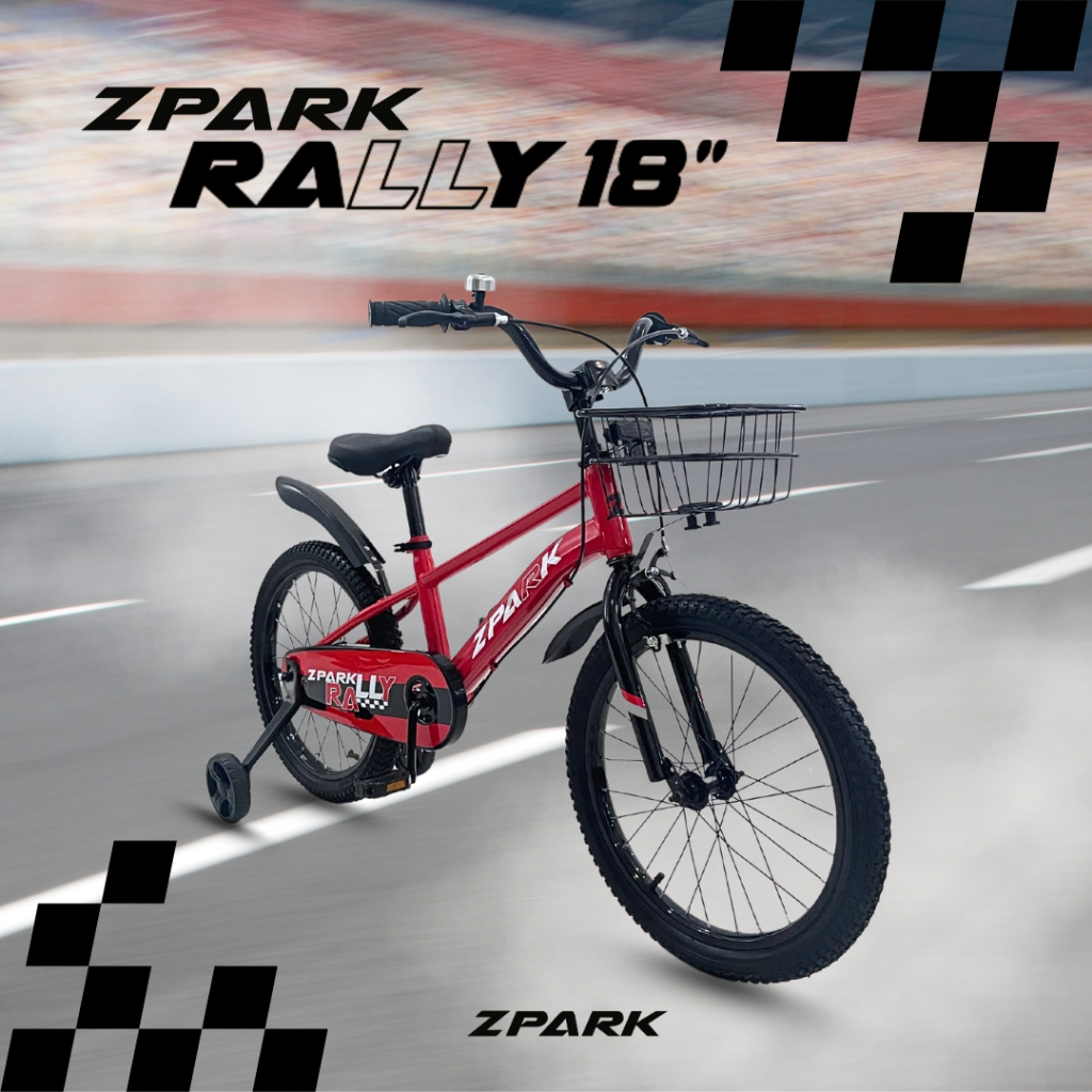 จักรยานเด็กผูชายกำลังโตสู่วัยรุ่น ZPARK RALLY 18 นิ้ว