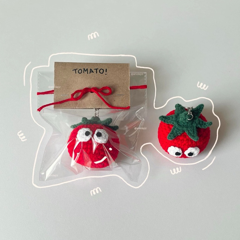 Tomato! | พวงกุญแจมะเขือเทศ 🍅