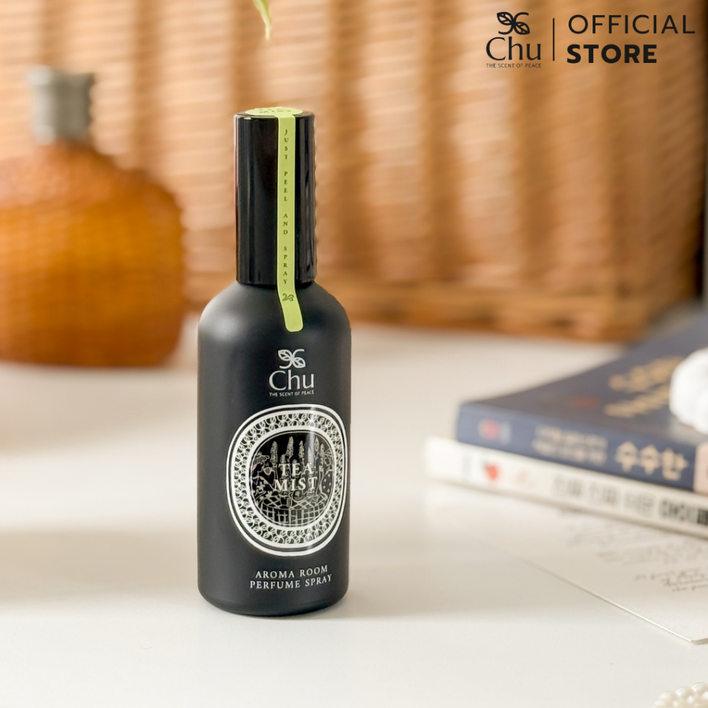 Chu Tea Mist Aroma Room Perfume Spray 100 ML. สเปรย์น้ำหอมปรับอากาศอโรม่า กลิ่นที มิสต์