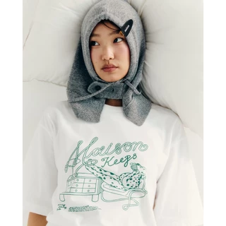 maison KEEPS | The Oversized Living Life by PNK.FF Tee | เสื้อยืด ทรง oversized | มีให้เลือก 2 Size อก 44" และ 48''