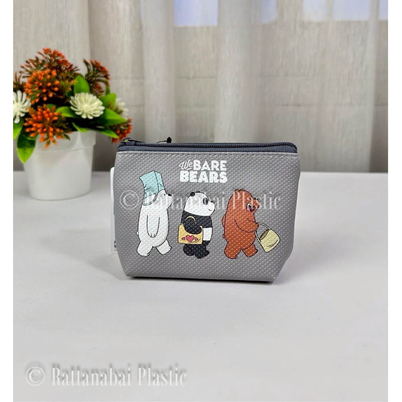 Moshi Moshi กระเป๋าเศษสตางค์ ลาย WE BARE BEARS ลิขสิทธิ์ของแท้