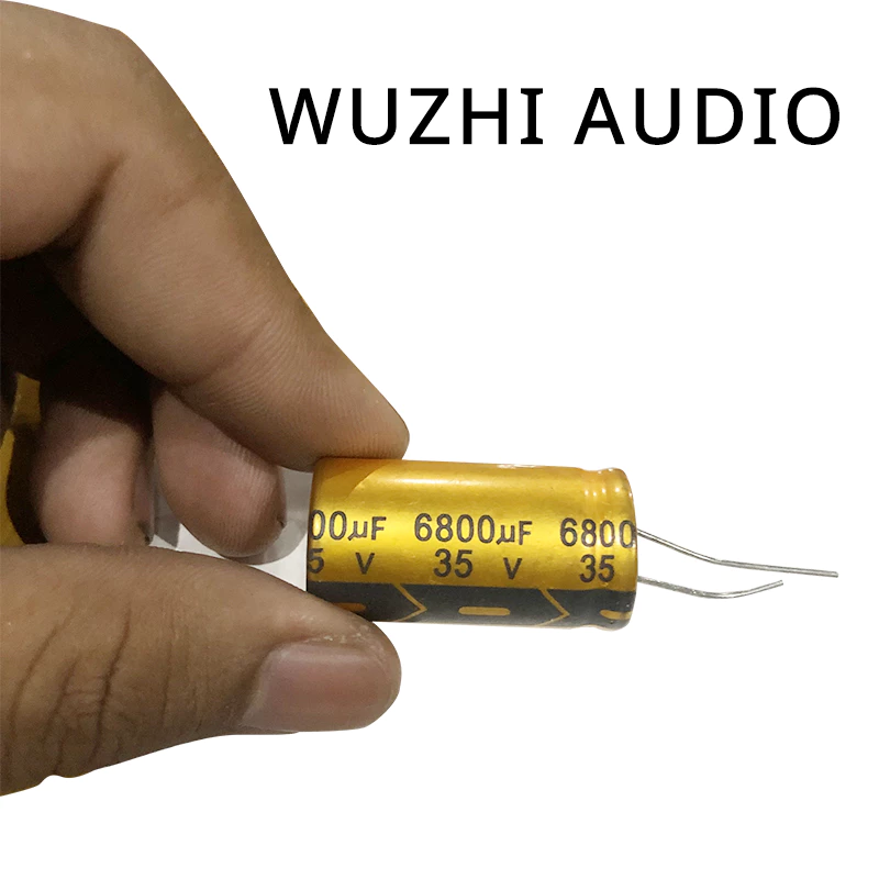WUZHI AUDIO Original คาปาซิเตอร์ 35v 6800uf คาปาแอมจิ๋ว ตัวเก็บประจุออดิโอ อุปกรณ์เสริมแอมป์มินิ คาปา 35V