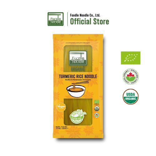 Foodle Noodle เส้นผัดไทยออร์แกนิค (เส้นขมิ้น) 220g