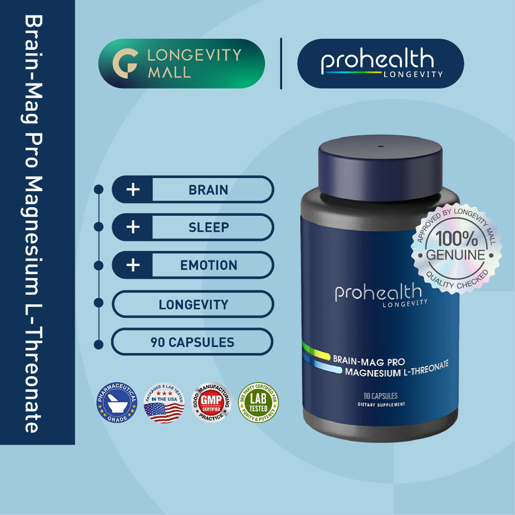 ProHealth Brain-Mag Pro Magnesium L-Threonate 90 Capsules