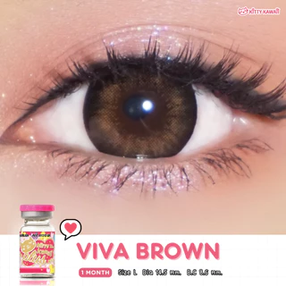 Kitty Kawaii Contact Lens : Viva - คอนแทคเลนส์รายเดือน (VIAL)