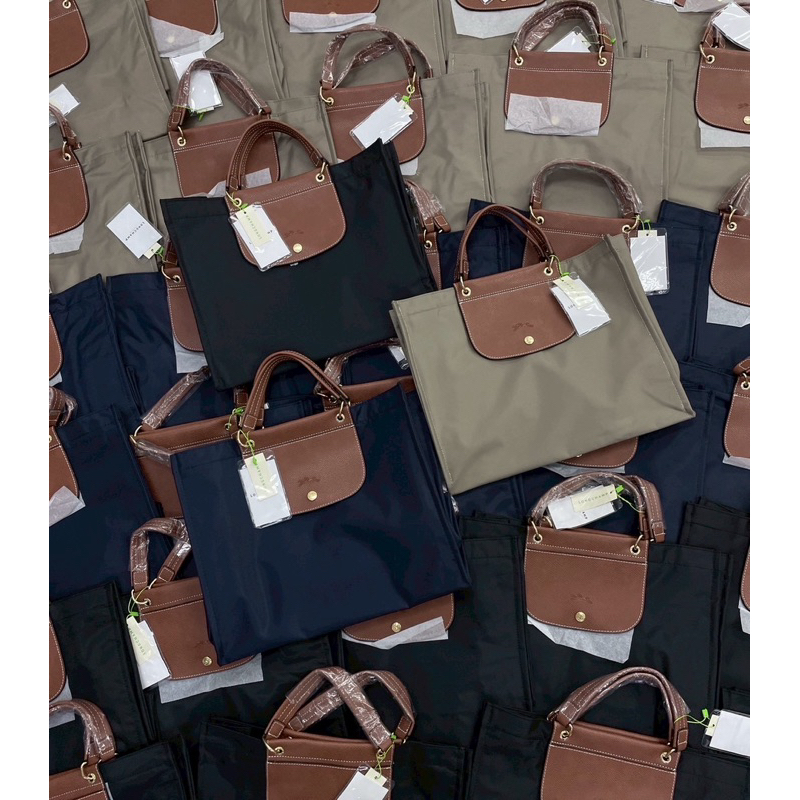 LC MARCHE TOP HANDLE BAG🤎(490฿) กระเป๋าถือแบรนด์ดัง ใบใหญ่ หนังอย่างดีขึ้นจากงานจริง ปั๊มตรงทุกจุด งานเป๊ะมากกๆ valen