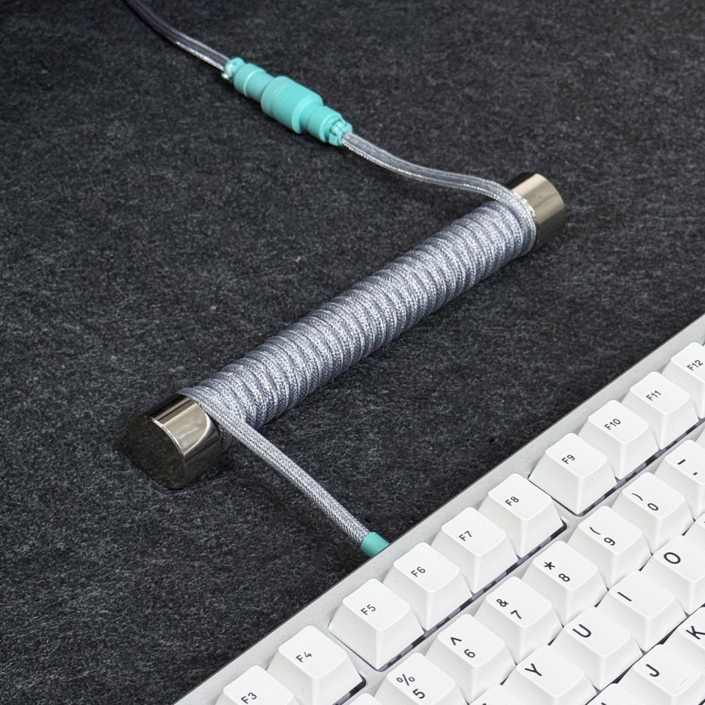 แท่งตกแต่งสายคีย์บอร์ด แกนม้วนสายเคเบิล Coiled Cable Winder Rod สำหรับสาย USB แบบถัก ใช้กับ Gaming Mechanical Keyboard รูปที่ 4