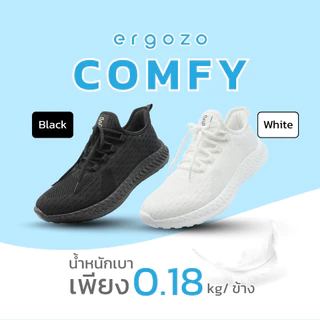 Ergozo รองเท้าผ้าใบ สุขภาพ แบบสวม รุ่น Comfy น้ำหนักเบา Unisex รองเท้ากีฬา GS-TW2501