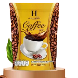 กาแฟ โกโก้ ☕ COFFEE COCOA ชัวร์เฮิร์บ SUREHERB ถุงไหญ่ (1ซอง15กรัม) { 1 ถุง 20 ซอง }