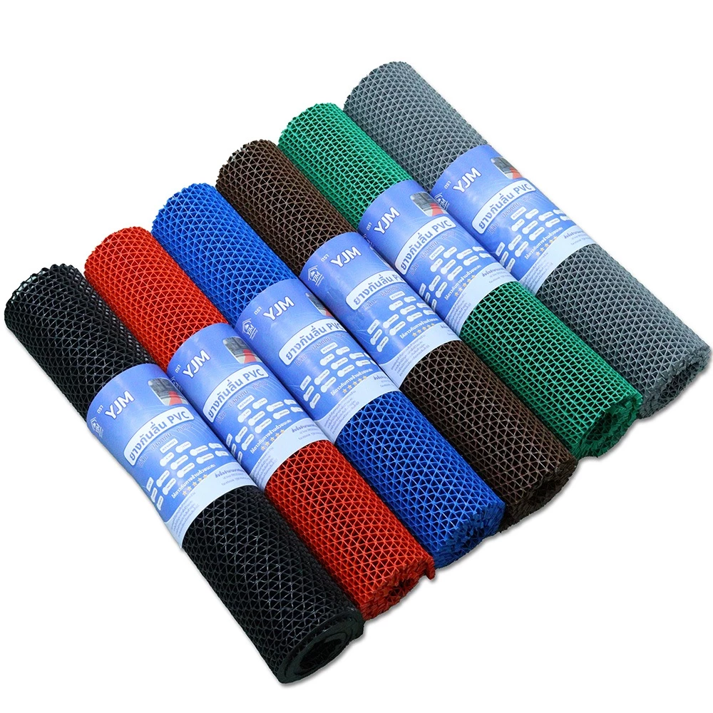 YJM แผ่นยางกันลื่น 40*60cm หนา6mm ยางกันลื่น ในห้องน้ํา ห้องครัว พื้นกระเบื้อง PVC Mat