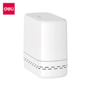 Deli ถังขยะในห้องน้ำ 10L 17L ถังขยะ แบบสองชั้น ฝาแบบป๊อบอัพ ขนาดใหญ่ เหมาะสําหรับครัวเรือน Trash can