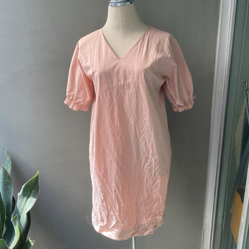 Used Marni light pink dress มือสอง Made in Italy
