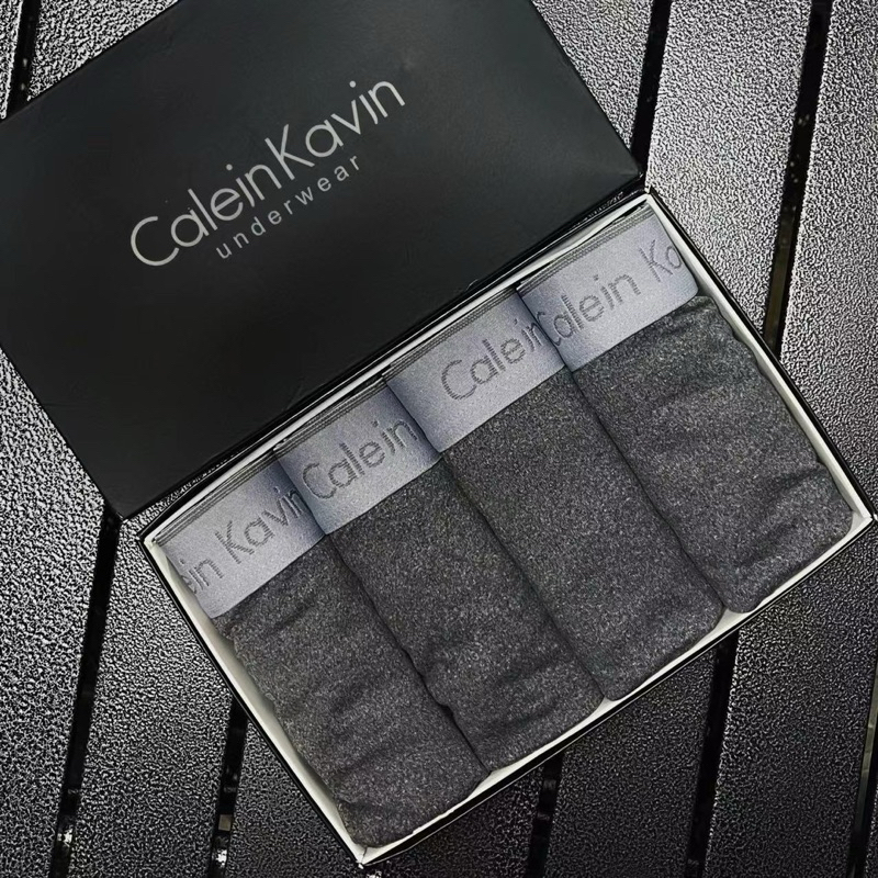 บอกเสื้อผู้ชาย กางเกงในผู้ชายเซ็ตสุดคุ้ม 1 กล่อง 4 ตัว 4 สี พร้อมกล้อง คุ้มๆผ้านุ่มใส่สบายระบายอากาศได้ดี​ พร้อมส่งในไทย - รูปที่ 2