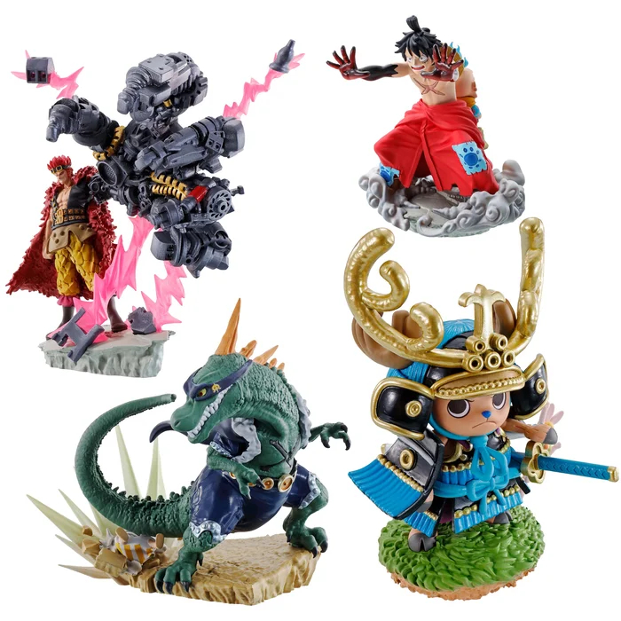 Bandai(บันได) MEGAHOUSE PETITRAMA SERIES LOGBOX RE BIRTH ONE PIECE WANOKUNI VOL.2 SET (REPEAT)