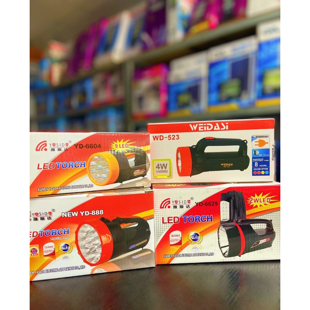 ของแท้  ไฟฉายLED    YD6629  YD-888  Yd-6604