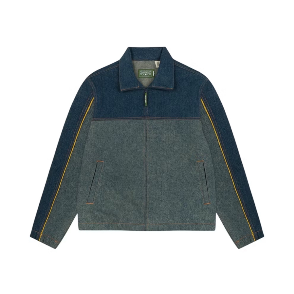 Denim Tears X Levis Cotton Fleur De-Lis Denim Track Jacket (JEANS)