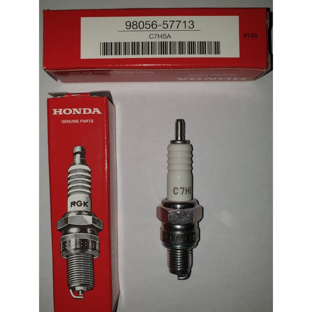 หัวเทียน HONDA แท้ รุ่น C7HSA เกลียวสั้น