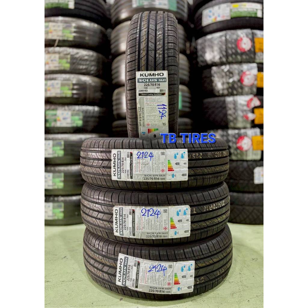 ยางรถยนต์ 225/70R16 TA21 // KUMHO (ยางใหม่ค้างปี 2024)