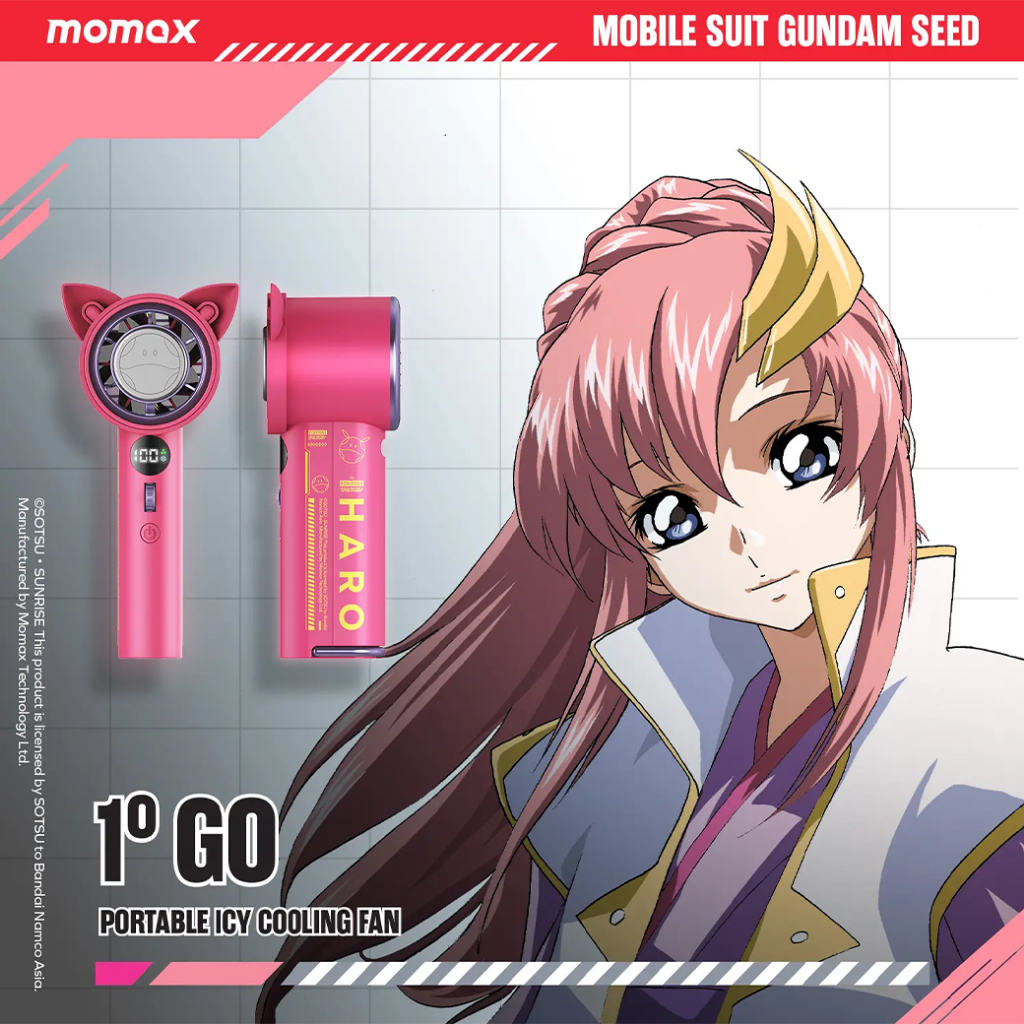 Momax – พัดลมมือถือ รุ่น 1°Go Portable Handheld High Speed Fan