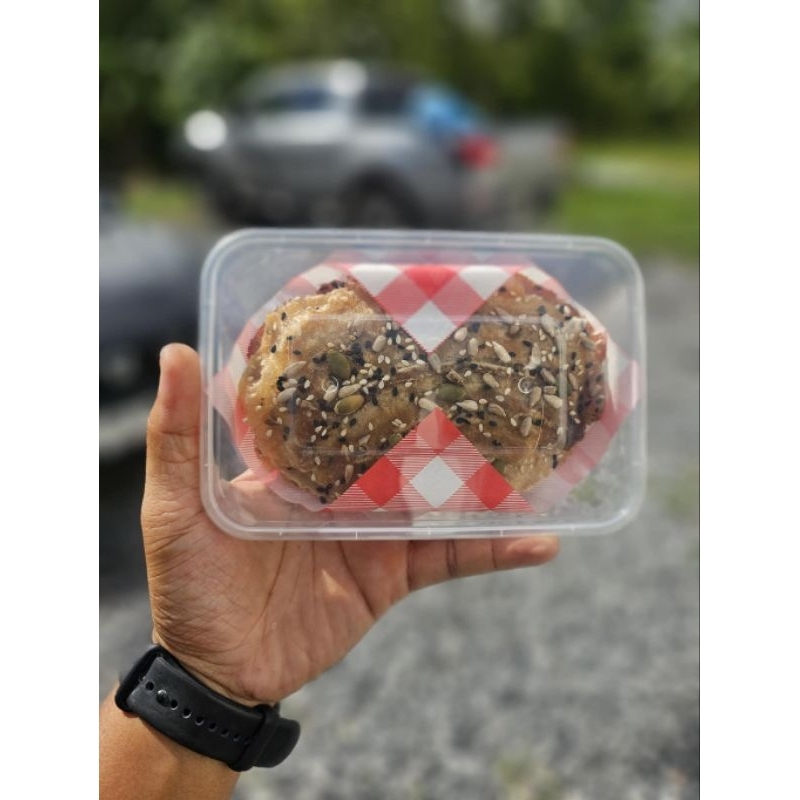 กล้วยอบหน้าธัญพืช กล้วยหนึบหน้าธัญพืช กล้วยอบแผ่นหน้าธัญพืช ขนาด 150 กรัม