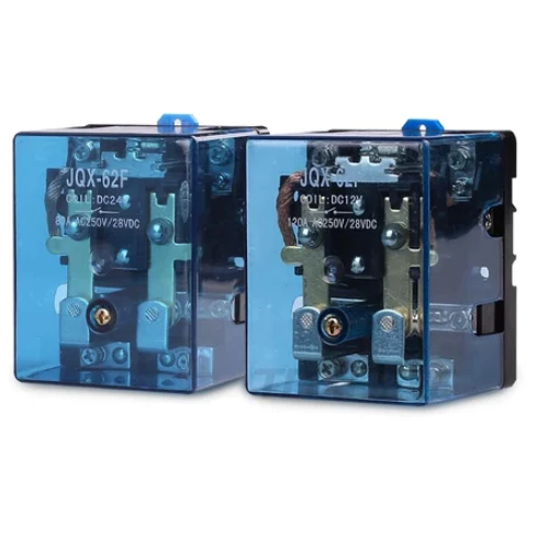 JQX-62F-2Z Power Relay 12V 24VDC 220VAC Silver contact